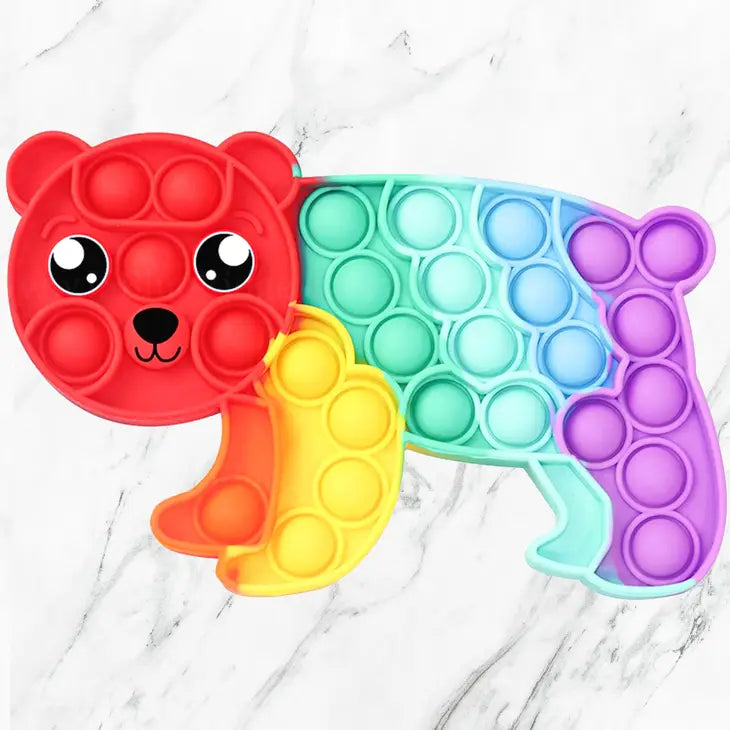 Rainbow Panda Pop it Toy For Kids - Sensory Fidget Toy