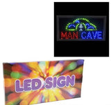 Buy LIGHT-UP "MAN CAVE" SIGN 10"X9" in Bulk