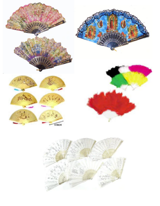 Buy ASSORTED COLLAPSIBLE HAND FANS ( sold by the dozen)Bulk Price