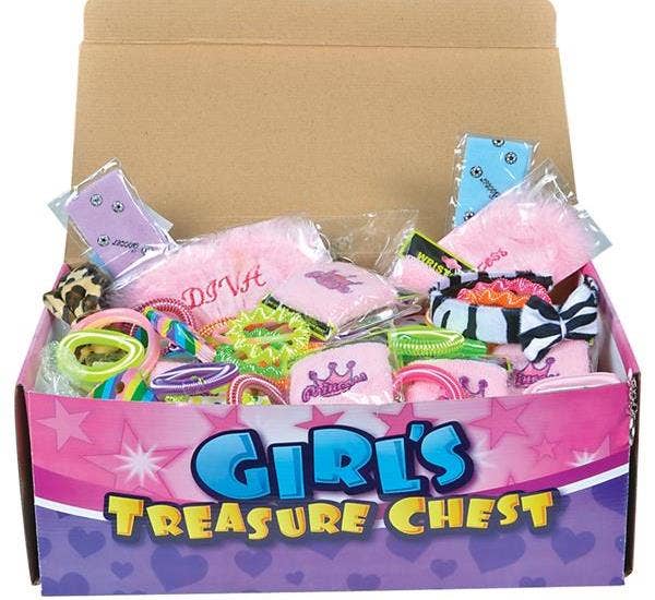 Buy GIRL TREASURE CHEST TOY ASSORTMENT (100PCS/BOX) in Bulk