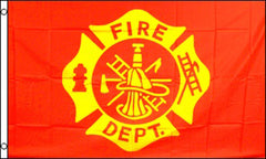 Buy FIRE DEPT DEPARTMENT EMBLEM FLAG NEW 3 X 5 FLAG Bulk Price