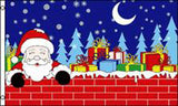 Wholesale SANTA CLAUS CHRISTMAS EVE  3 X 5 FLAG ( sold by the piece )