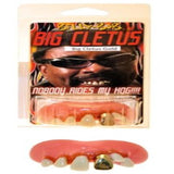 Wholesale Big Cletus Plain Billy Bob Teeth With Gold Tooth (Sold by the piece)