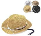 Kids Straw Cowboy Hat with Hat Band - Assorted Color