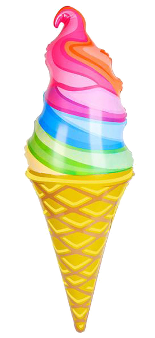 Large 36"inch Rainbow Inflatable Ice Cream Cones