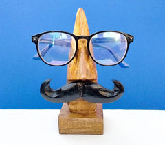 Wooden Eyeglass Holder Stand