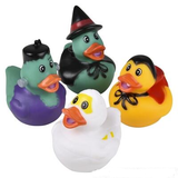 Wholesale 1/4 inch Halloween Tall Rubber Monsters Duckies - Spooky and Playful Bath Toys