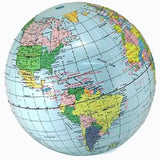 16"inch World Globe Inflatable Educational Toy For Kids