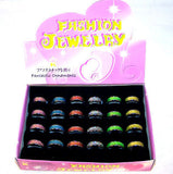 Wholesale GLITTER BAND RINGS (sold by the dozen ) *- CLOSEOUT NOW ONLY 25 CENTS EA