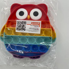 Packing Image Of Rainbow Owl Pop It Fidget Toy