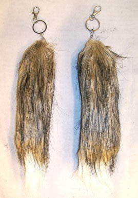 Buy LIGHT BROWN WHITE TIP FOX TAIL KEY CHAIN *- CLOSEOUT NOW $2 EACHBulk Price