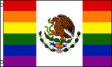 Mexico Rainbow 3 X 5 Flag In Bulk