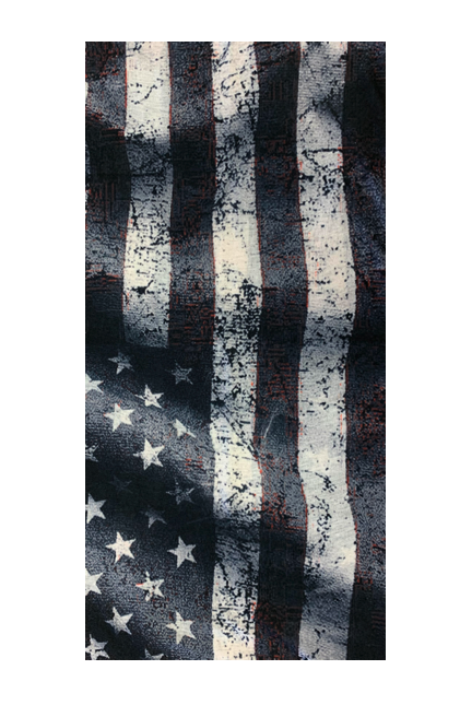 Buy GRAY WAVY AMERICAN FLAG SEAMLESS BANDANA FACE COVER TUBE MULTI FUNCTION MASK WRAPSBulk Price