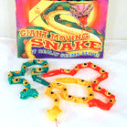 Wholesale Assorted Plastic Moving Fake Cobra Snake Along with Multiple Colors (Sold by the dozen)