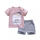 Keep Your Kids Comfortable and Stylish with Cotton Cartoon Kids Pajama Short Sleeve  Product Content: