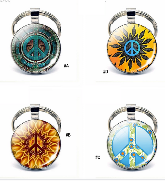Buy PEACE SIGN SILVERKEYCHAINS(sold by the style or assorted)Bulk Price