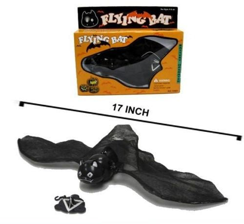 Buy BATTERY OPERATED FLYING BAT w LIGHT UP EYES*- CLOSEOUT NOW $4.50 EABulk Price
