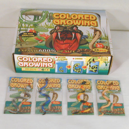 Buy MAGIC GROWING SNAKES (Sold by the dozen) *- CLOSEOUT NOW 25 CENTS EABulk Price