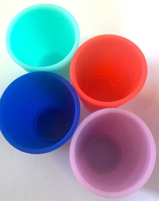 Wholesale SILICONE DRINKING SHOT GLASSES (sold by the piece or dozen)