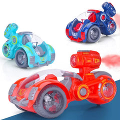 360 Degree Rotating Stunt Spray Car Toy