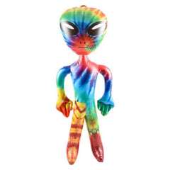 63"inch Jumbo Rainbow Style Inflatable Alien Toy