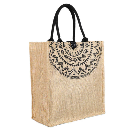 Handmade Jute Carry Bag for Girls & Women's