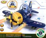 Buy 6.5" BUMP & GO PILOT AVIATOR JET WITH LIGHTS AND SOUND(sold by the piece)Bulk Price